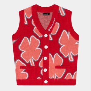 WISH ME LUCK MOHAIR CLOVER CARDIGAN - LIKE NEW SIZE L